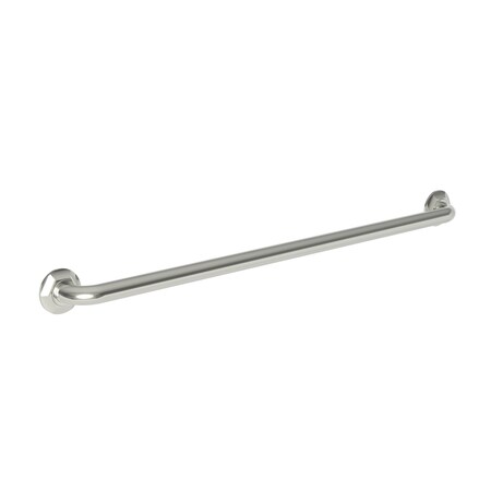 Newport Brass 39" L, Two Post, Solid Brass, 36" Grab Bar in Polished Nickel, Polished Nickel 1200-3936/15